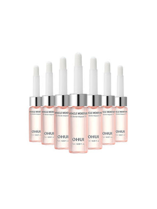 O HUI Miracle Moisture Pink Barrier Ampoule 777 49ml Korean ceramide ampoule