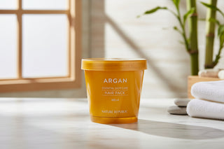 NATURE REPUBLIC Argan Essential Deep Care Hair Pack 470ml - Jumbo Deep Repair Mask
