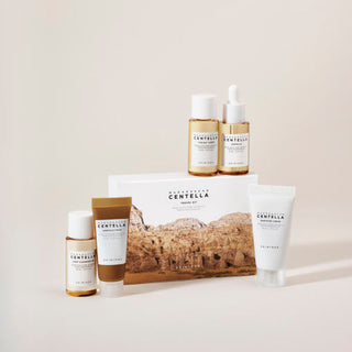 SKIN1004 Madagascar Centella Travel Kit 5pcs – Soothing Skincare Set for Sensitive Skin with Pure Centella Extract