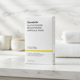 Genabelle Glutathione Brightening Ampoule Mask (5-Pack x 25ml) | Intensive Radiance Treatment