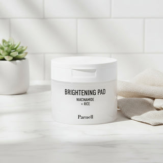 Parnell Niacinamide 1.56 Rice Brightening Pad (80ea/160g) | Hydrating & Toning Exfoliator