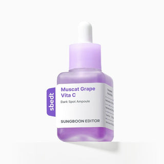 SUNGBOON EDITOR Muscat Grape Vita C Dark Spot Ampoule 40ml | Brightening & Spot Correcting Serum