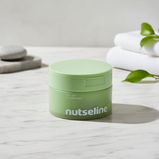Nutseline Cica Nut Calming Pad (60 Pads) | Daily Soothing Toner Pads for Redness Relief