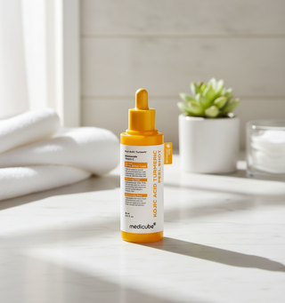 MEDICUBE Kojic Acid Turmeric PEEL SHOT (80ml) | K-Beauty Brightening & Spot Treatment Serum | Fades Dark Spots, PIH, & Hyperpigmentation | Daily Facial Renewal