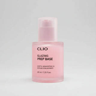 CLIO Glazing Prep Base 40ml | Ultra-Hydrating Primer for Glass Skin Look | Dewy Finish, Pore-Blurring, Long-Lasting K-Beauty Makeup Base