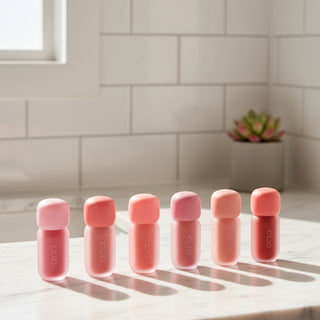 CLIO Volumate Tint Blur & Gloss Set (3.8g Tint + 3g Gloss) - Dual-Ended Lip Makeup for Matte Blur & High-Shine Finish - 20 Versatile K-Beauty Colors