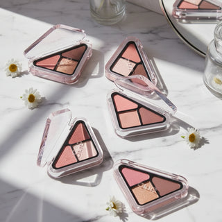 CLIO Essential Shadow Tap (1.5g) – K-Beauty Single Eyeshadow for Natural Lids – Highly Pigmented, Soft-Touch Matte & Shimmer (5 Essential Colors)