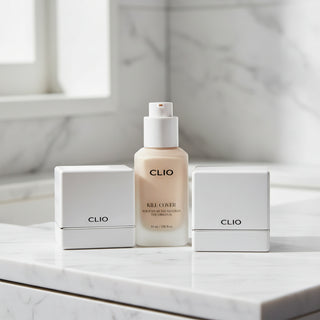 CLIO Kill Cover Founwear Liquid Foundation The Original (35ml) – High-Performance K-Beauty Full Coverage Formula – Long-Lasting Semi-Matte Finish (5 Versatile Shades)