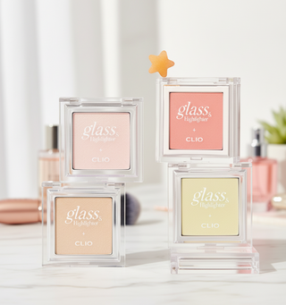 CLIO Glass & Highlighter (5g) – K-Beauty Multi-Use Cream Stick for Dewy, Glass-Skin Finish – Long-Wear, High-Shine Radiance (4 Illuminating Colors)