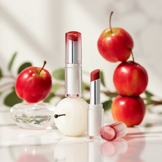 CLIO Crystal Glam Balm (3.2g) – K-Beauty Hydrating Lip Balm with Sheer Color & Crystal Shine – Moisturizing Plump Effect (4 Essential Shades)