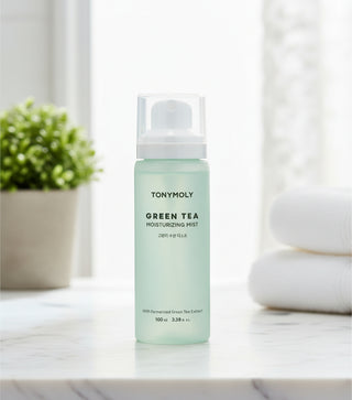 TONYMOLY The Chok Chok Green Tea Moisturizing MIST (100ml) | K-Beauty Hydrating Face Spray | Refreshing Soothing Antioxidant Essence for All Skin Types