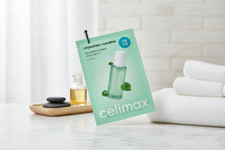 Celimax The Real Cica Calming Serum Mask 27ml X 5ea - Soothing Gel Sheet Mask