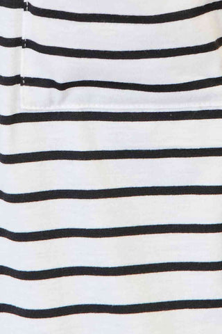 Double Take Striped Open Front Longline Cardigan for Women