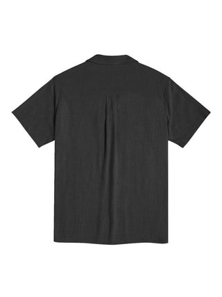 Men's Solid Color Linen Resort Shirt