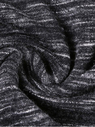 New fashion Open placket slub silk men's long-sleeved T-shirt