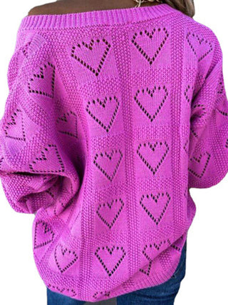 Pullover V-neck Knitted sweater for Women