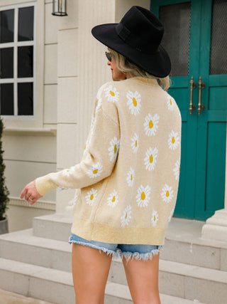 Women's Daisy Knitted Sweater