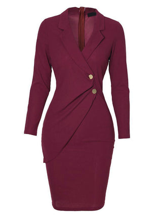 Women's Elegant Collar Dress