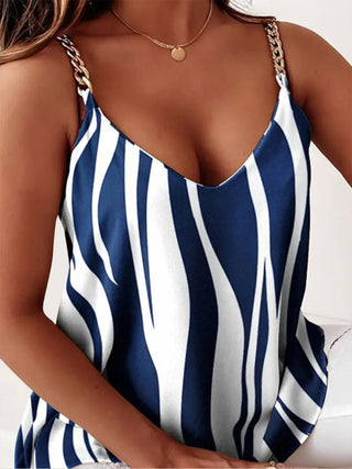 Women's Simple Chain Camisole Print Tank Top