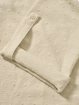 Spring and summer new women's fashion solid color loose V-neck three-quarter sleeve top