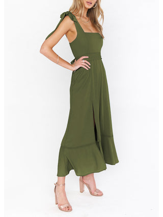 Women's Elegant and Fashionable Commuter Slit French High-end Sense Dress