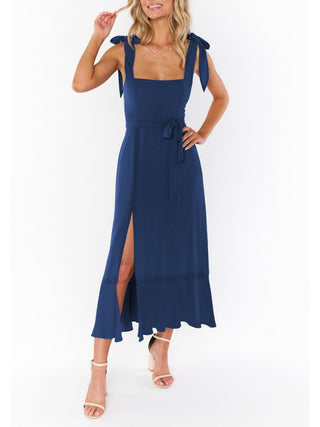 Women's Elegant and Fashionable Commuter Slit French High-end Sense Dress