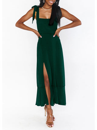 Women's Elegant and Fashionable Commuter Slit French High-end Sense Dress