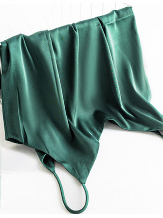 Women's Satin V-neck Camisole Top / Shirt / Blouse
