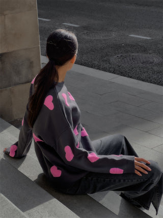 Valentine's Day Love Loose Casual Sweater for Women