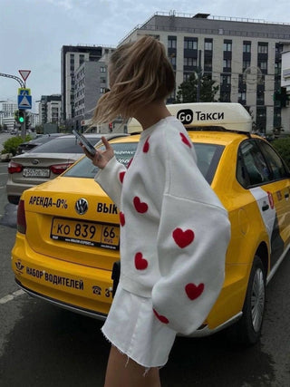 Valentine's Day Love Loose Casual Sweater for Women