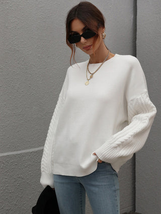 White Knitted Sweater Patterns for Women