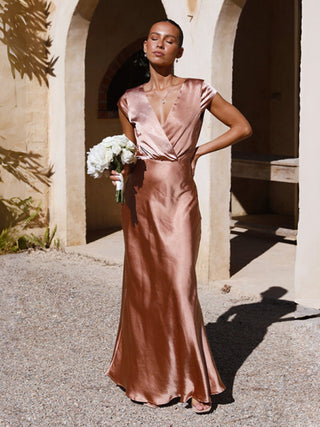 Women's V-neck Sexy Party Dress Mermaid Long Skirt